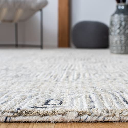 Safavieh Aspen Collection 9' x 12' Grey/Beige APN286F Handmade Boho Wool Area Rug