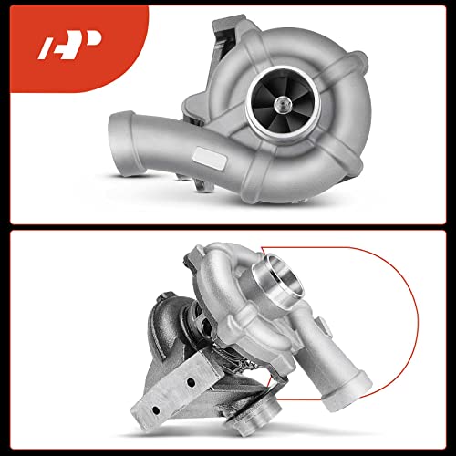 A-Premium 2pcs Complete Turbo Turbocharger Kit, with Gasket, Compatible with Ford F-250/F-350/F-450/F-550 Super Duty, 2008 2009 2010, 6.4L Diesel, High & Low Pressure