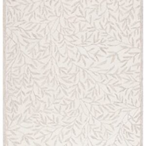 Safavieh Jardin Collection 3' x 5' Ivory/Beige JAR753A Handmade Contemporary Wool Area Rug