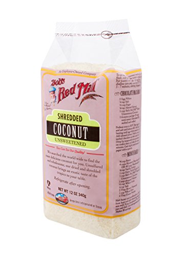 Bob's Red Mill Shredded Coconut (Unsweetened), 12 Ounce (Pack of 4)