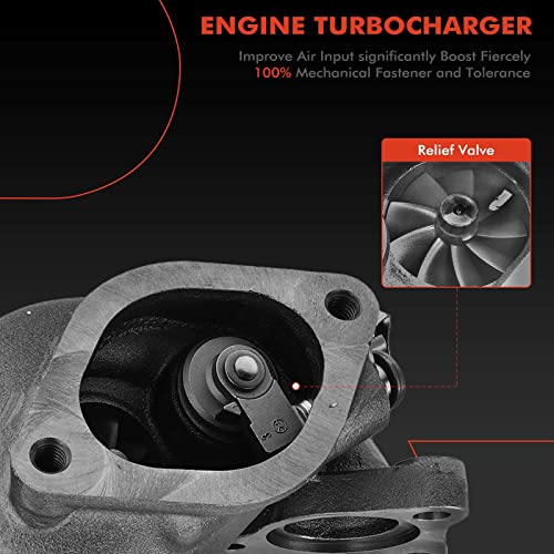 A-Premium Complete Turbo Turbocharger Kit, with Wastegate Actuator & Gasket, Compatible with Ford F-150 2011-2012, 3.5L Ecoboost, Replace# CL3Z-6K682-C, CL3Z-6K683-D