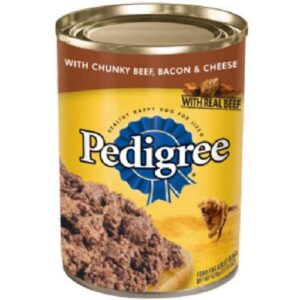 pedigree 12 piece chunky beef and bacon pet treat, 22 oz