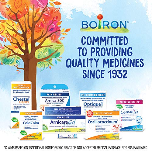 Boiron Chestal Kids Pellets for Cough and Mucus Relief, Nasal or Chest Congestion, and Sore Throat Relief - 2 Count (160 Pellets)