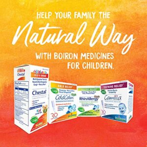 Boiron Chestal Kids Pellets for Cough and Mucus Relief, Nasal or Chest Congestion, and Sore Throat Relief - 2 Count (160 Pellets)