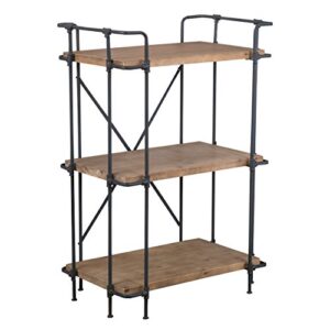 Christopher Knight Home Yorktown 4-Shelf Bookcase, Antique & Yorktown 3-Shelf Bookcase, Antique