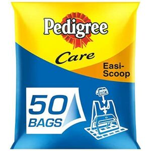 pedigree care easy-scoop gassi set 50 bag refill kit