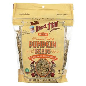 bob’s red mill, seeds, pumpkin, pack of 6, size 12 oz, (gluten free kosher)
