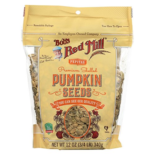 BOB'S RED MILL, Seeds, Pumpkin, Pack of 6, Size 12 OZ, (Gluten Free Kosher)