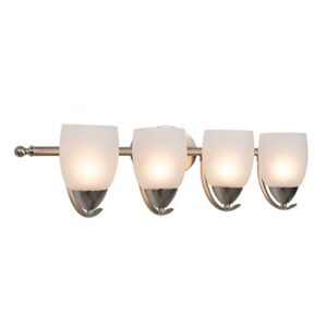 Yosemite Home Decor 1261-4V-BN 4 Light Vanity Light, Brushed Nickel