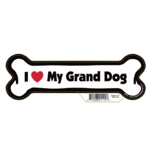 7″ dog bone magnet – works great on cars, refrigerators, mailboxes and more (i love my grandog)