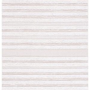 Safavieh Augustine Collection 5'0" x 7'7" Beige/Ivory AGT729B Moroccan Rustic Fringe Area Rug