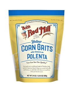 bob’s red mill corn grits, polenta, 24 ounce (pack of 3)