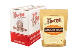 bob’s red mill semolina pasta flour, 24-ounce (pack of 4)