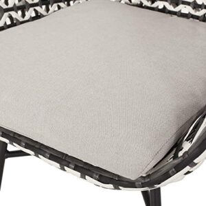 Christopher Knight Home Dining Chair, Beige + Black + White + Matte Black