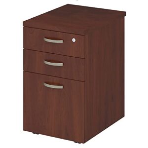 bush business furniture office in an hour mobile file cabinet, hansen cherry