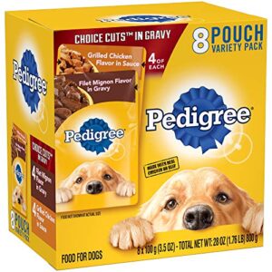 pedigree variety wet dog food cuts in gravy 28 oz – 0023100119261
