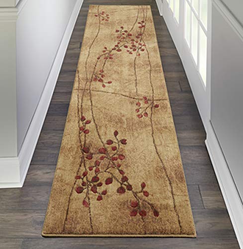 Nourison Somerset Rustic Latte 2'3" x 10' Area -Rug, Easy -Cleaning, Non Shedding, Bed Room, Living Room, Dining Room, Kitchen (2x10)