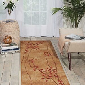 Nourison Somerset Rustic Latte 2'3" x 10' Area -Rug, Easy -Cleaning, Non Shedding, Bed Room, Living Room, Dining Room, Kitchen (2x10)