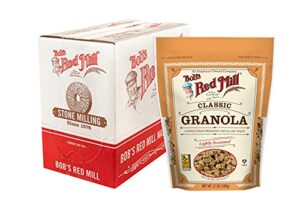 bob’s red mill natural whole grain granola, 12-ounce (pack of 4)
