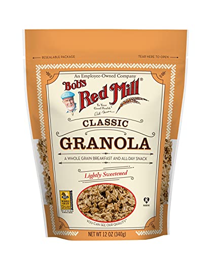 Bob's Red Mill Natural Whole Grain Granola, 12-ounce (Pack of 4)