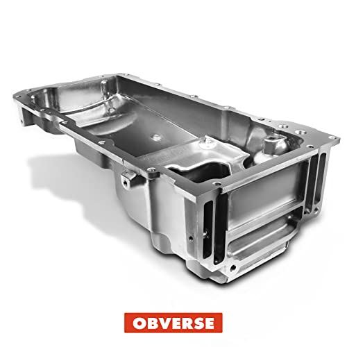 A-Premium Performance Muscle Car Engine Oil Pan Complete Kit Compatible with GM LS1 LS3 LSA LSX Chevrolet Chevy Pontiac Replace # 19212593