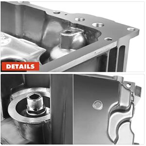 A-Premium Performance Muscle Car Engine Oil Pan Complete Kit Compatible with GM LS1 LS3 LSA LSX Chevrolet Chevy Pontiac Replace # 19212593