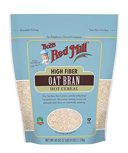 Bob's Red Mill Oat Bran Hot Cereal 40 Ounce (Pack of 2)