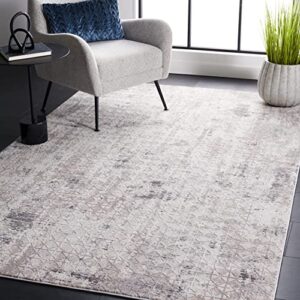 safavieh vogue collection 9′ x 12′ grey/ivory vge154f modern contemporary abstract area rug
