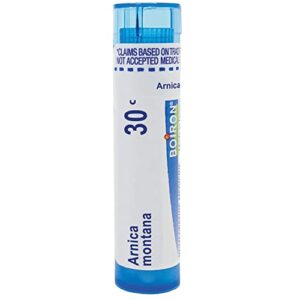 boiron arnica montana 30c pellets pain relief medicine, white, 80 count