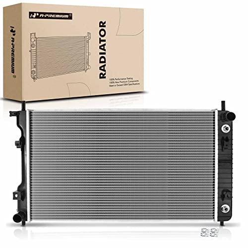 A-Premium Engine Coolant Radiator Assembly w/Transmission Oil Cooler Compatible with Chevrolet Equinox 08-17 & GMC Terrain 10-17 & Pontiac & Suzuki, 2.4L 3.0L 3.6L, Auto Trans, Replace# 19130404