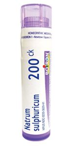 boiron natrum sulphuricum 200ck homeopathic medicine for bronchial irritation – 80 pellets