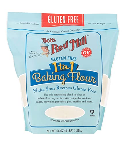 Bob's Red Mill Gluten Free 1-to-1 Baking Flour, 64-ounce