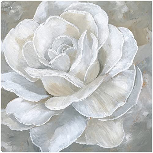 Fine Art Canvas Bombshell Bloom II Canvas Print by Artist Nan for Living Room, Bedroom, Bathroom, Kitchen, Office, Bar, Dining & Guest Room - Ready to Hang - 22InW x 22InH, 22 in x 22 in (W x H)