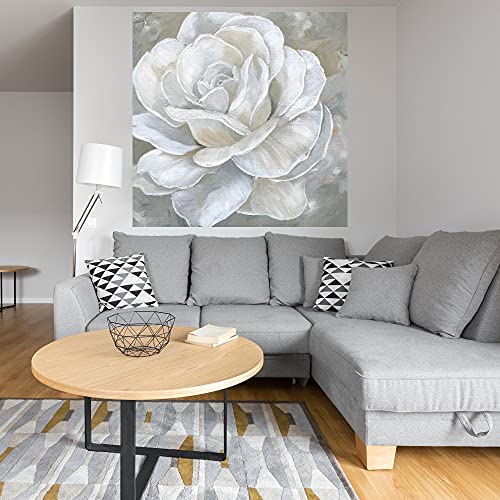 Fine Art Canvas Bombshell Bloom II Canvas Print by Artist Nan for Living Room, Bedroom, Bathroom, Kitchen, Office, Bar, Dining & Guest Room - Ready to Hang - 22InW x 22InH, 22 in x 22 in (W x H)