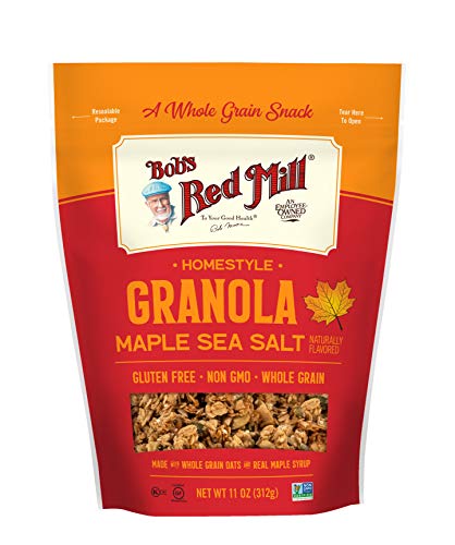 Bob's Red Mill Homestyle Maple Sea Salt Granola, 11-ounce (Pack of 6)