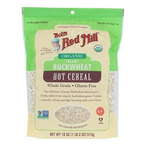 bobs red mill organic buckwheat cereal, 18 oz