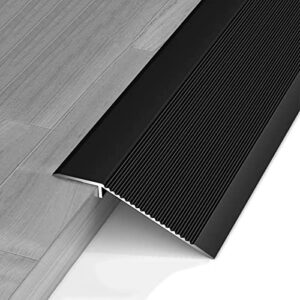 etulle door transition strip, uneven floor vinyl flooring threshold ramp/reducer for indoor outdoor doorway, non slip waterproof metal edge trim molding (color : c, size : w 10cm – l 150cm/59in)