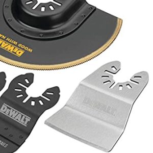 DEWALT Oscillating Tool Blades Kit, 5-Piece (DWA4216) , Black