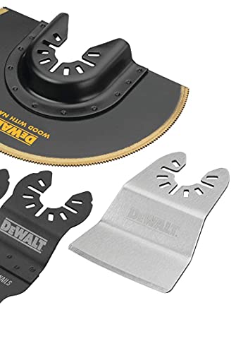 DEWALT Oscillating Tool Blades Kit, 5-Piece (DWA4216) , Black