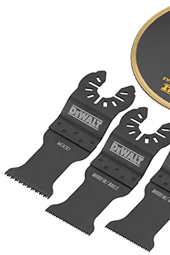 DEWALT Oscillating Tool Blades Kit, 5-Piece (DWA4216) , Black