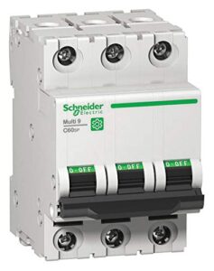 schneider electric miniature circuit breaker, 16 amps, number of poles: 3, 240vac ac voltage rating