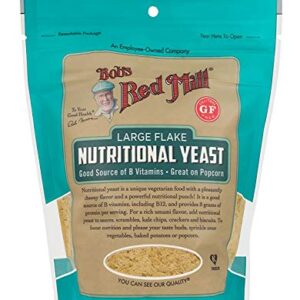 Bob's Red Mill Gluten Free Large Flake Nutritional Yeast 5 Ounce (Pack of 6)