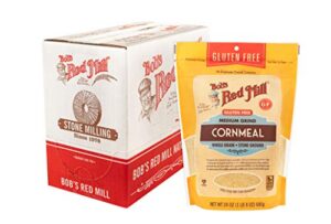 bob’s red mill gluten free cornmeal, 24-ounce (pack of 4)