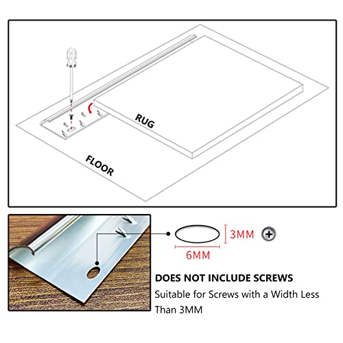 Floor Transition Strip for Gap, Black Floor Transition Strip Carpet to Vinyl, Flooring Reducer Edge Trim Carpet to Wood, Carpet Threshold Transition Strip for Tile, Long 30 40 50 60 Inch ( Size : Leng