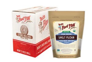 bob’s red mill organic spelt flour, 20-ounce (pack of 4)