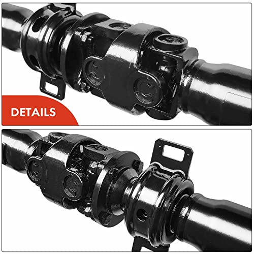 A-Premium Rear Complete Drive Shaft Prop Shaft Driveshaft Assembly Compatible with Toyota Tacoma 1995-2004 3.4L Extended Cab Pickup, 4WD Manual Transmission, Replace# 3710035740, 371003D220