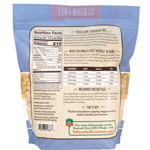 Bob's Red Mill Gluten Free Organic Old Fashioned Rolled Oats, 2 Pound (Pack of 1)