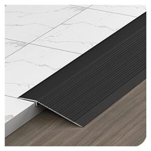 haixhx doorway floor transition strip, 10cm wide aluminum alloy carpet/tile thresholds reducer for home office school shop (color : e, size : length 150cm/59.1in)