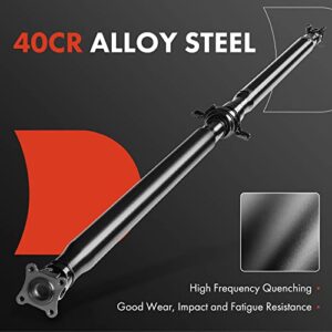 A-Premium Rear Complete Drive Shaft Prop Shaft Driveshaft Assembly Compatible with Honda Ridgeline 2009 2010 2011 2012 2013 V6 3.5L Crew Cab Pickup, Replace# 40100-SJC-A12, 40100SJCA12