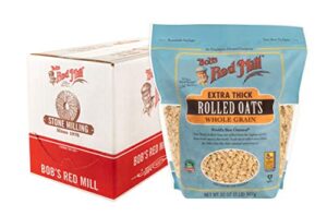 bob’s red mill extra thick rolled oats, 32-ounce (pack of 4)